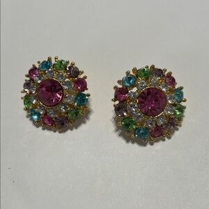 CassiespellsColorful Gemstone Stud Earrings